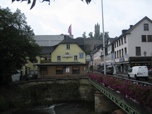 Von der Dill Blick in die Altstadt